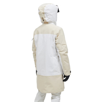 Veste imperméable longue personnalisée pour femme, idéale pour l'escalade hivernale, parka extensible, durable, en poly 3L, coupe-vent, veste hardshell pour la randonnée