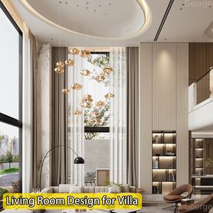 Servicios de diseño de interiores para toda la casa Villa de estilo italiano de lujo 3D Max Rendering Decoración para el hogar con materiales de construcción - Product Image 2