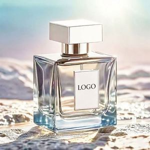 Luxury 100ml Square Borosilicate Glass Perfume Spray Bottle with Metallic Cap and <b>Reed</b> <b>Diffuser</b> <b>for</b> High-End Fragrance Packaging - Product Image 1