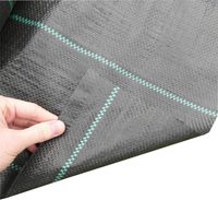 Toile tissée anti-UV en PP pour le contrôle des mauvaises herbes agricoles avec service de découpe 80 g/m²