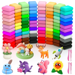 Liyuan Chine – Grande variété de 32 couleurs d'argile polymère réutilisable et non toxique pour four, jouet éducatif pour enfants de 5 à 7 ans - Product Image 1