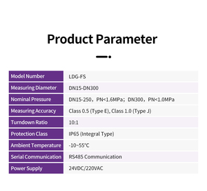 Débitmètre électromagnétique certifié CE, numérique, magnétique, DN150, à sonde séparée, en acier inoxydable, pour eau et fluides (OEM) - Product Image 2