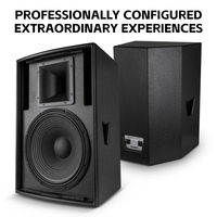 Équipement audio F215+ avec deux haut-parleurs de 15 pouces, amplificateurs, haut-parleur passif, caisson de basses, subwoofer de 15 pouces, haut-parleurs professionnels