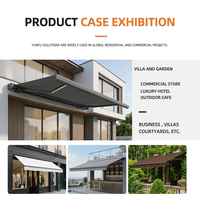 Toldo Retráctil de Aleación de Aluminio Ecológico, Protección UV, Diseño Resistente al Viento, Tamaño y Color Personalizables, Opción Motorizada