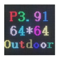Module LED extérieur RGX ODM 9,8*9,8 pouces P2.604 P2.976 P3.91 P4.81 RGB SMD, panneau LED RGB pour taxi, pièce de rechange pour écran LED TV