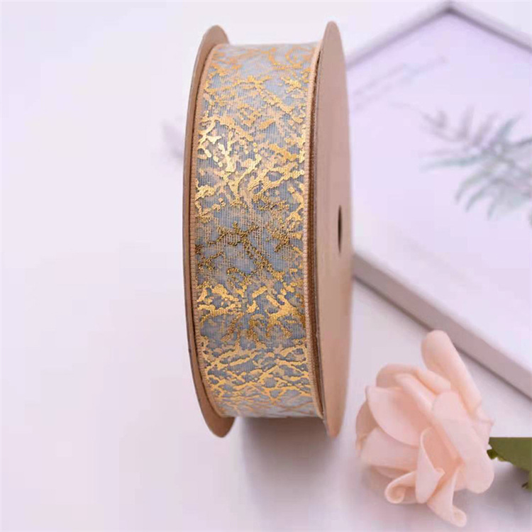Eco-Friendly Cotton 3cm Meteor Yarn Snow Ribbon 18m for Valentine's Day Cake Baking Gift Packaging DIY Projects Bronzing Spool