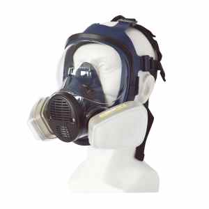 Masque à gaz réutilisable avec <span class=keywords><strong>filtre</strong></span> à <span class=keywords><strong>charbon</strong></span> <span class=keywords><strong>actif</strong></span> pour protection contre la peinture en aérosol, les pesticides, les produits chimiques, la décoration, le formaldéhyde, les odeurs, la poussière et les gaz toxiques - Product Image 4