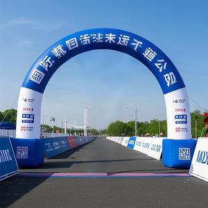 Modelo de fábrica Publicidad Inflable Personalizado Impreso Resistente al fuego Bienvenido Arco inflable para carreras Eventos deportivos en venta - Product Image 2