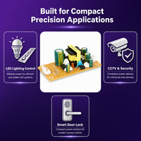 Alimentation à découpage compacte à cadre ouvert 22,5W 15V 1,5A SMPS AC/DC sur carte nue pour CNC, applications industrielles et usines OEM