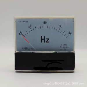 69L13 แผงมิเตอร์โวลต์มิเตอร์แอมป์มิเตอร์ความถี่มิเตอร์ 80x65 มม.สำหรับเครื่องกำเนิดไฟฟ้า AC DC สามเฟส 380V คลาส 1.5 ความแม่นยำ - Product Image 2
