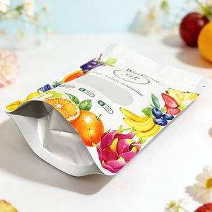 ถุงซิปล็อคแบบตั้งได้สำหรับบรรจุภัณฑ์ผลไม้อบแห้ง ถุงขนมมีหน้าต่าง - Product Image 5