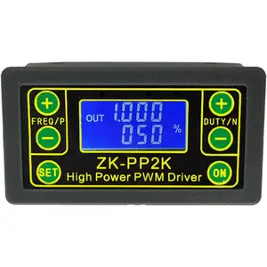 ZK-PP1K כפולה מצב אות גנרטור ZK-PP2K PWM מנוע מהירות בקר רגולטור 8A 150W מחזור תדר מתכוונן מודול