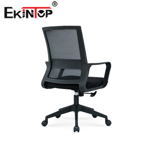   Silla de oficina con respaldo de malla, altura ajustable, giratoria, con reposabrazos, para uso en oficina - Product Image 1