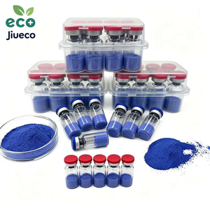 Wholesale High Purity 99% GHK-CU <b>Blue</b> Copper Peptides Lyophilized Powder Cosmetic Grade China Low MOQ CAS 89030-95-5 Eco+ Jiueco - Product Image 1