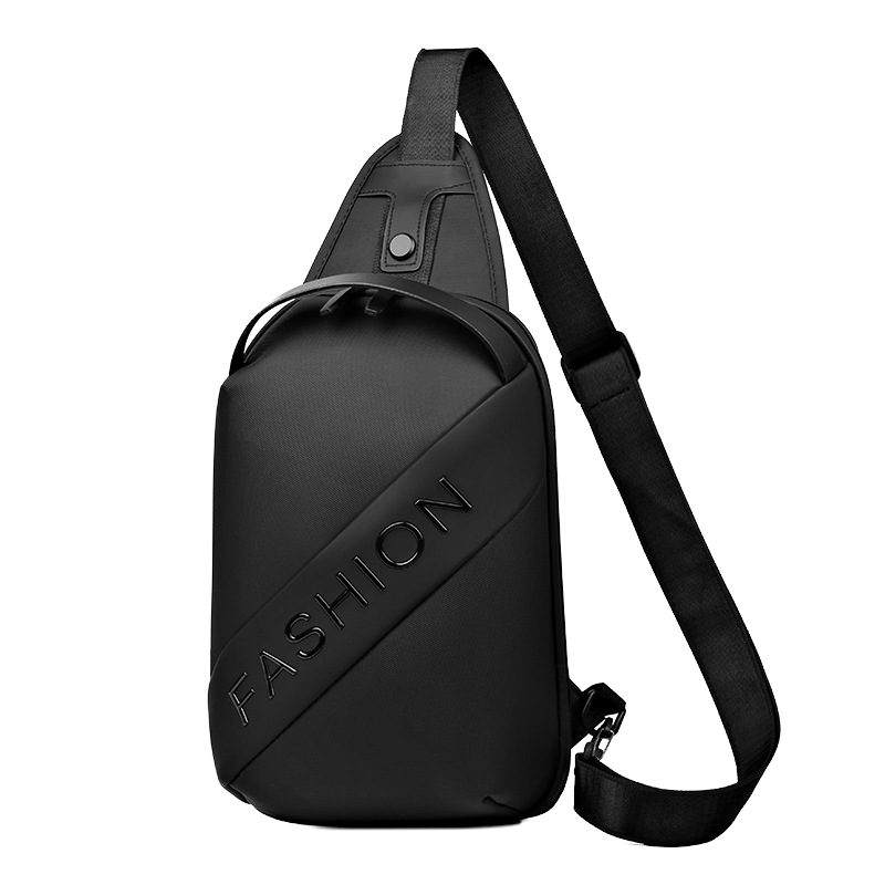 Oem/odm Men's Crossbody Chest Bag Trendy Cycling Waterproof Casual Tablet Large Capacity Shoulder Bag Pu Summer