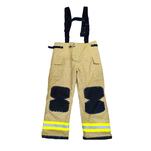 緊急救助活動向け CE認証取得 高性能 耐燃性 アラミド製 消防士用スーツ - Product Image 4