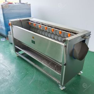 Thương mại thép không gỉ bàn chải làm sạch máy Rau Bàn Chải Rửa và máy lột - Product Image 1