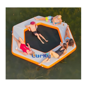 Bơi Đảo Nổi Bè Lá Nước Máy Bay Phản Lực Trượt Tuyết Dock Nổi Nền Tảng - Product Image 2