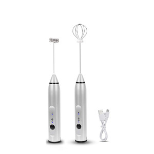 In Acciaio Inox Elettrico ricaricabile latte ugello usb tenuto in mano portatile bere ugello Portatile Ad Alta Velocità Creatore di Schiuma drink Mixer - Product Image 4