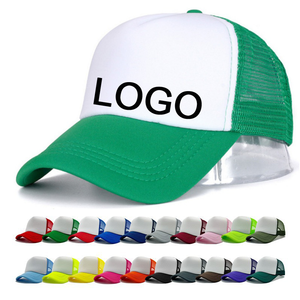 Gorras de camionero personalizadas OEM de gran venta al por mayor de fábrica, gorra de béisbol de malla lisa de 6 paneles, gorras de algodón lisas unisex deportivas - Product Image 1