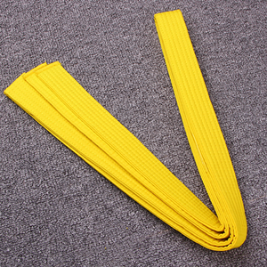 Venta al por mayor <span class=keywords><strong>Karate</strong></span> de alta calidad Taekwondo negro <span class=keywords><strong>amarillo</strong></span> rojo blanco rango cinturón Itf colores cinturones con bordado logo - Product Image 6