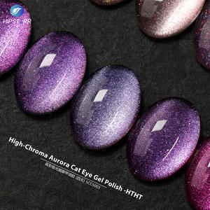 Gel magnétique effet œil de chat Aurora Velvet sans HEMA, TPO, HPMA et TMPTA, couleurs bleues haute chromie - Product Image 2