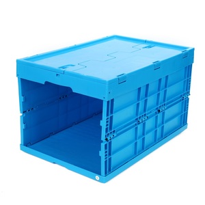 Conteneur pliable robuste, empilable et emboîtable, caisse en plastique pliable, bac de rangement, boîte en plastique solide pour fruits et légumes - Product Image 6