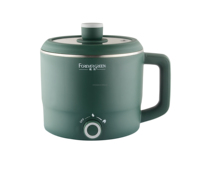 Casserole électrique pour fondue 1,5/1,8 L, cuiseur à ramen portable, poêle antiadhésive avec protection contre la surchauffe et l'ébullition à sec