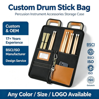 Sac à baguettes de batterie pliable personnalisé de haute qualité 1680D, fabriqué en usine BSCI