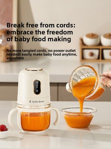 Procesador de Alimentos para Bebés Portátil Mini Eléctrico Babytop OEM, Mezclador de Frutas Multifunción, Máquina para Cocinar - Product Image 5