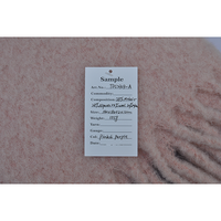 BLUE PHOENIX Wearable Fluffy Plush Woven Home Textiles Blanket 28% Mohair 28% Alpaga 24% Wool 20% Nylon Plain Dyed Winter