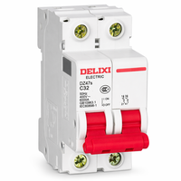 DELIXI DZ47s MCB 1P 2P 3P 4P 1P+N 3P+N 1A-63A 6kA Disjoncteur miniature Courbes B C D CE Stock usine disponible