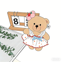 Chasingbeauty Animal Crossing Peluche Super Douce Rembourrage Coton PP Robe à Pois Orange Dentelle Cheveux Fraise Fleur