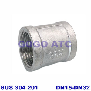 Tubería de acero inoxidable GOGO 201/304, conector antiguo de fundición con alambre interno DN15-DN32, rosca hembra, abrazadera de tubería, fontanería de alta calidad - Product Image 2