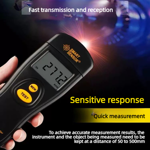 Tachymètre numérique laser intelligent à capteur AR925 AS926, mesureur de régime infrarouge sans contact pour la mesure de la vitesse du moteur - Product Image 3