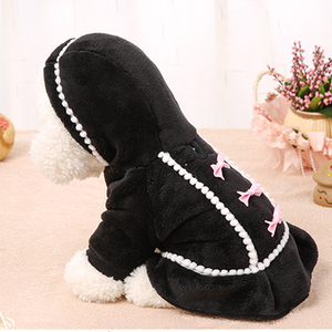 Moda di lusso maglione carino felpa con cappuccio per cani orsacchiotto per cani giacca per animali vestiti invernali caldi per cuccioli - Product Image 3