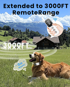 <span class=keywords><strong>Collier</strong></span> de dressage électrique pour chien <span class=keywords><strong>anti</strong></span>-<span class=keywords><strong>aboiement</strong></span>, étanche en caoutchouc, avec télécommande - Product Image 5