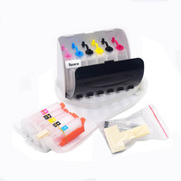 Système CISS vide 5 couleurs PGI-250 CLI-251 avec puce pour Canon MG5420 5422 5520 5522 5620 6420 MG6620 IP7220 MX722 MX922 IX6820