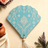 Invitación de abanico personalizada para ceremonia Nikah, tarjeta de agradecimiento con impresión a doble cara, tarjeta de programa, abanico de papel para boda musulmana