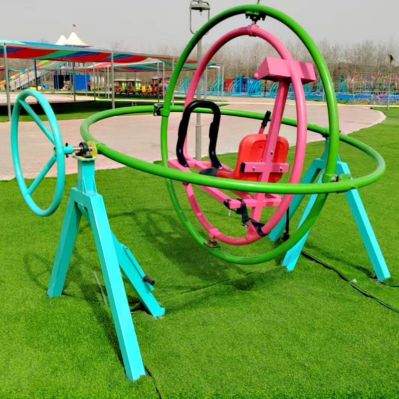 Portable Human Gyroscope Ride Adult Amusement Park Equipment Space Ring ...