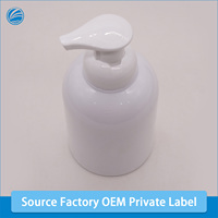 Bouteille de lavage corporel plate en plastique PET de haute qualité avec pompe pulvérisatrice 300ml/500ml – Fabricant, Vente en gros, Personnalisation OEM ODM, Marque privée
