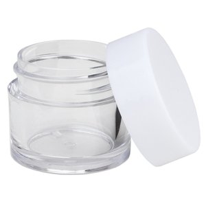 Venta al por Mayor de Frascos de Vidrio Transparente Esmerilado Apilables de 30 Gramos y 2 Onzas con Tapas de 1 Onza, Envases Cosméticos para Crema y Polvo Suelto, Juego de 100 Frascos - Product Image 5
