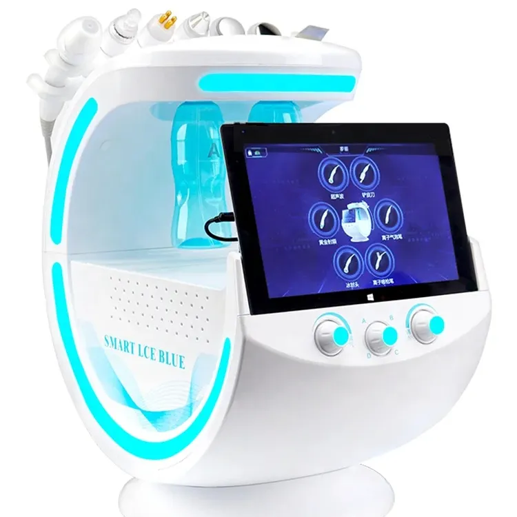 Mejor Venta de estilo coreano Hydro Smart Clean facial máquina/Hydra Dermabrasion facial MicroDermabrasion máquina para levantar