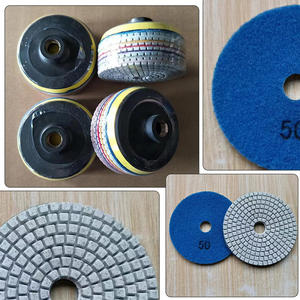 100mm水御影石大理石石サンディングディスク手研磨パッドポーランドディスクサンドペーパーディスク - Product Image 6