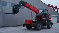 Chariot télescopique HR2150 de 5 tonnes avec cabine rotative à 360 degrés, hauteur de levage maximale de 21 m