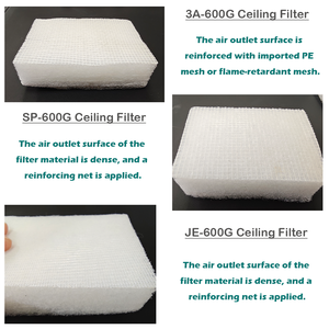M5 Tổng Hợp Bộ Lọc Phương Tiện Truyền Thông Lọc Trần PE-600G Cho Phòng Phun Hoặc Sơn Gian Hàng - Product Image 2