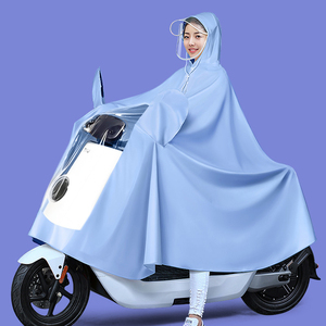 Poncho de <span class=keywords><strong>pluie</strong></span> pour femme pour le cyclisme Imperméable Réutilisable-Vélo Commutation Activités de plein air Vêtements de <span class=keywords><strong>pluie</strong></span> d'urgence - Product Image 1