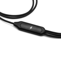 3 en 1 Câble USB Forme carrée Coque noire LED Logos éclairés Nouveau chargeur de téléphone mobile pour iPhone 16 Pro Max ..