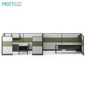 Modern MDF Material Custom Color Office Workstation Furniture Soundproof Insulator Cubicle Desk Home Office Partition Wall - Product Image 3