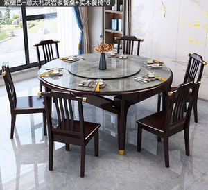 Table à manger moderne et luxueuse en bois massif, télescopique et pliante <span class=keywords><strong>pour</strong></span> petit appartement, <span class=keywords><strong>pour</strong></span> cuisinière à <span class=keywords><strong>induction</strong></span> et <span class=keywords><strong>plaque</strong></span> de roche - Product Image 5